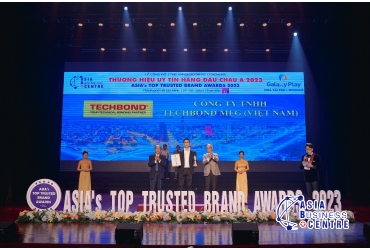 TECHBOND được vinh danh “Top 10 Thương Hiệu Uy Tín Hàng Đầu Châu Á – Asia’s Top Trusted Brand Awards 2023”